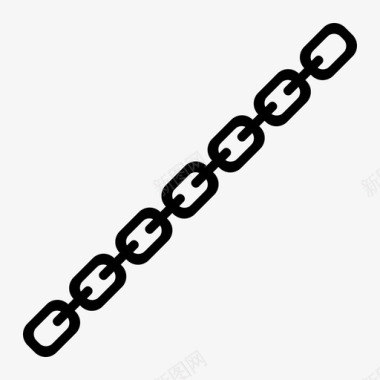 链条链环金属链图标图标