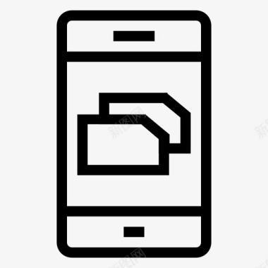 手机文件iphone图标图标