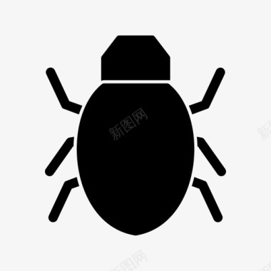 通用标志虫子昆虫安全图标图标