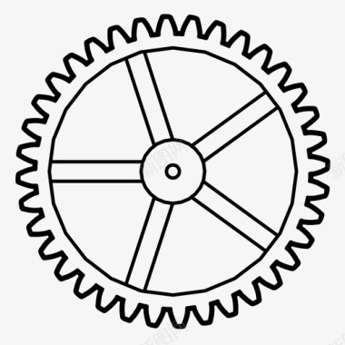 时光齿轮齿轮发动机机器图标图标