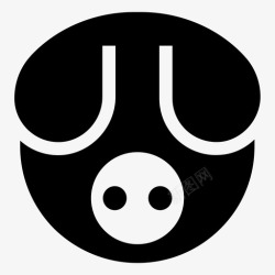 猪农场猪农场杂六字形图标高清图片