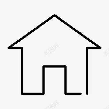 房屋楼房住宅图标图标