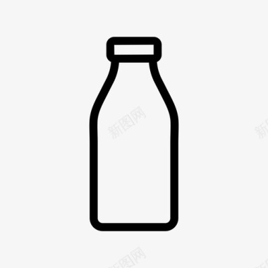 奶瓶牛奶豆奶图标图标