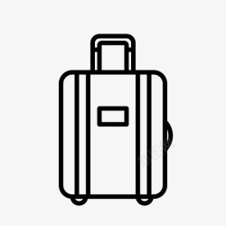 硬箱硬箱行李行李手提箱图标高清图片