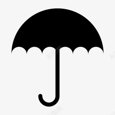 伞保险保护图标图标