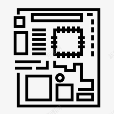 主板芯片芯片组图标图标