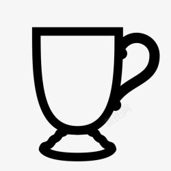 花式茶脚杯咖啡饮料图标高清图片