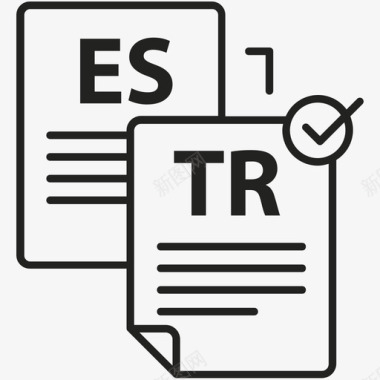 es到tr翻译西班牙语土耳其语图标图标