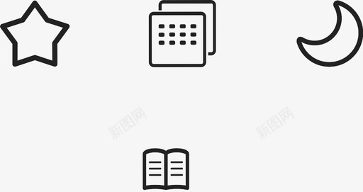喷墨背背题模式图标