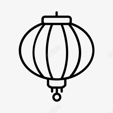 古董历史中国灯笼图标图标