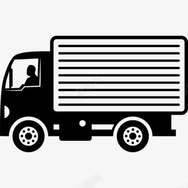 卡车货运物流图标图标