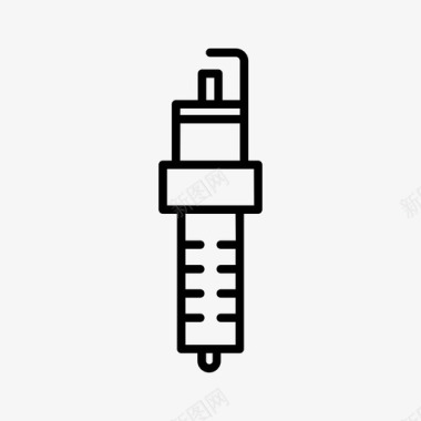 火花火花塞汽车发动机图标图标