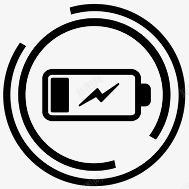 手机电池电量电池电池充电电池电量低图标图标