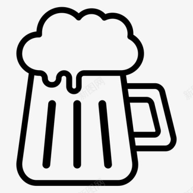 啤酒酒酒吧图标图标