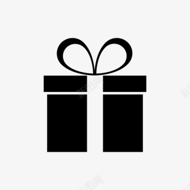 礼品礼品礼盒图标图标