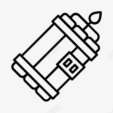 炸弹爆炸手绘爆炸炸弹防御图标图标
