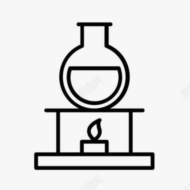 法医学烧杯化学图标图标