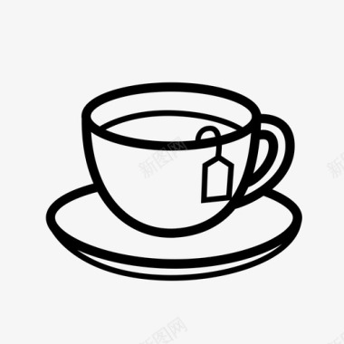 茶饮料茶杯图标图标