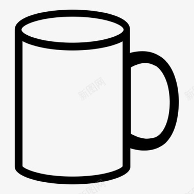 马克马克杯咖啡杯杯子图标图标
