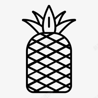 菠萝水果图标图标