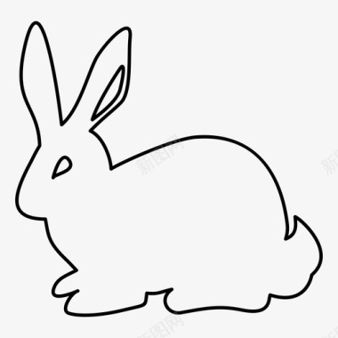 兔子动物家畜图标图标