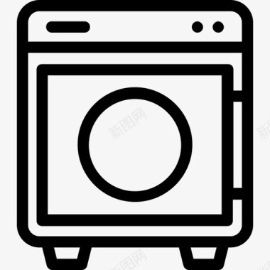 洗衣机洗衣机电器烘干机图标图标