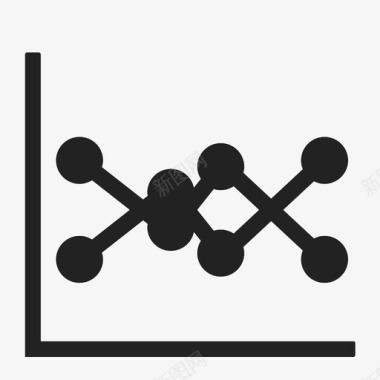 -分类折线图Line graph classification图标