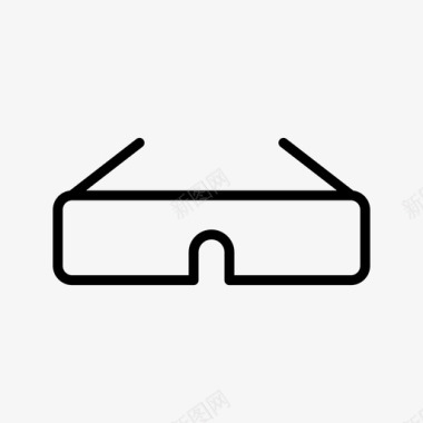 3d眼镜电影院眼镜图标图标