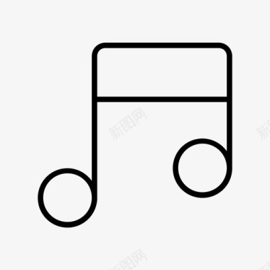 音乐音符颤音图标图标