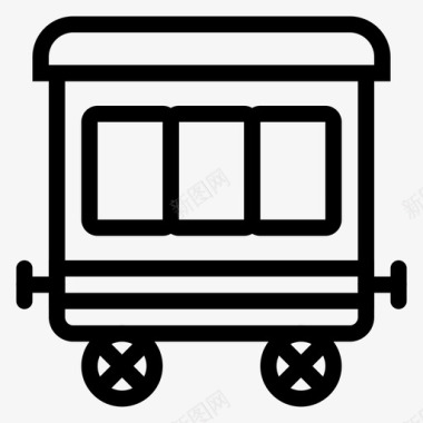 火车汽车送货图标图标