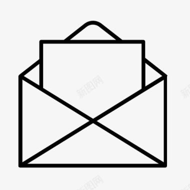文具批发市场信封邮件邮递图标图标