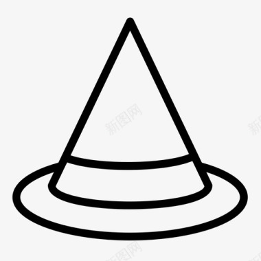 头盔魔法帽三角兽图标图标