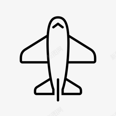 旅行飞机飞行图标图标