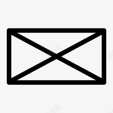 邮件封闭式信封图标图标
