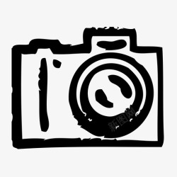 素描照相机照相机摄影师摄影棚图标高清图片