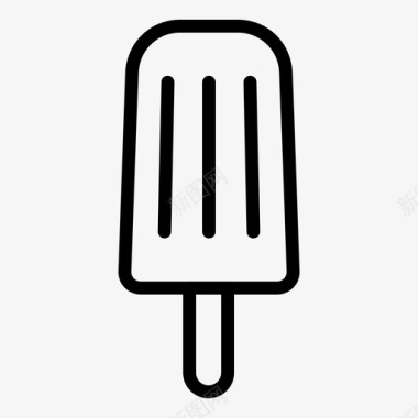 甜味冰棒冰淇淋多汁图标图标