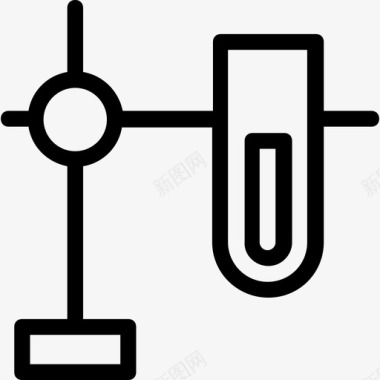 科技的屏幕显示试管培养管实验图标图标