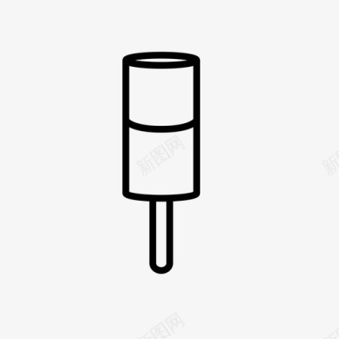 冰棒水果冰淇淋棒图标图标