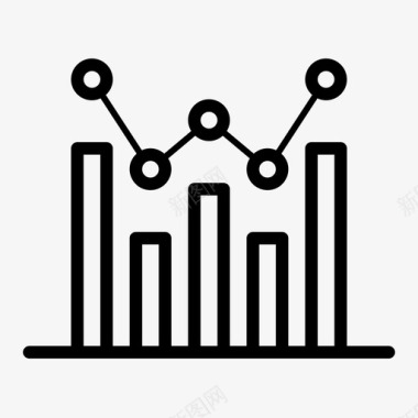 生物信息图表统计财务图表图标图标