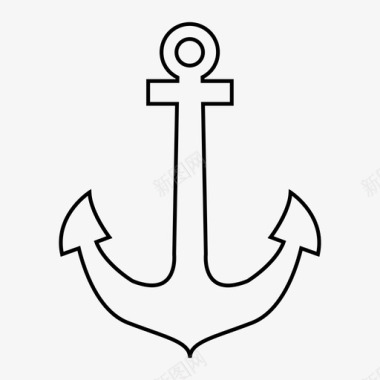 锚船舱海军图标图标