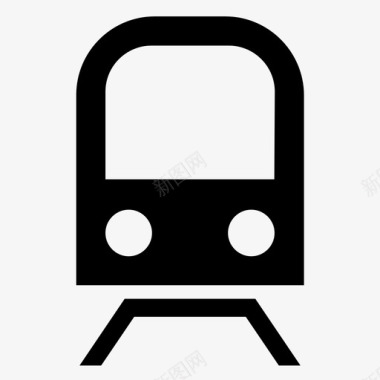 地铁铁轨火车图标图标