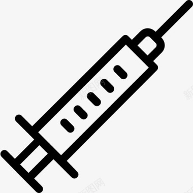 绿色健康标识注射静脉注射注射器图标图标