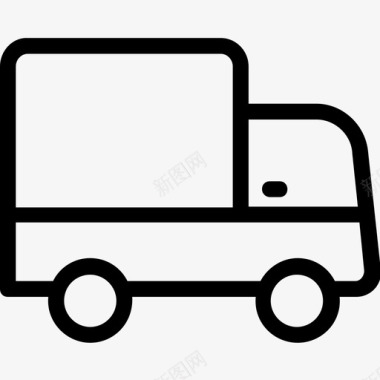 物流货车送货货车图标图标