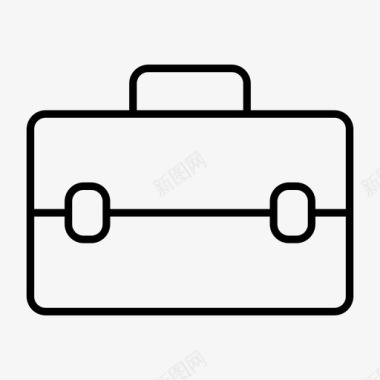 公文包行李时尚图标图标
