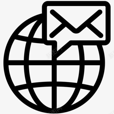 网络通信邮件邮件通信图标图标