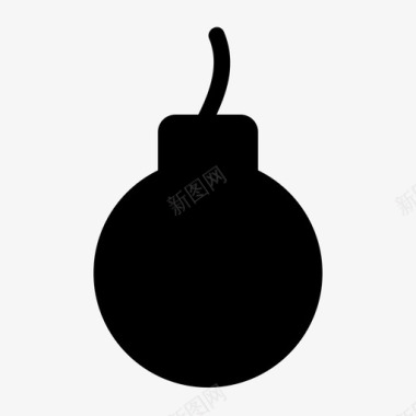 炸弹爆炸手榴弹图标图标