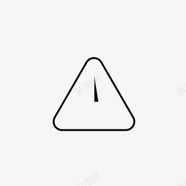警告注意三角形图标图标