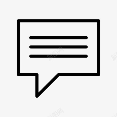 对话框卷轴语音泡泡评论对话框图标图标