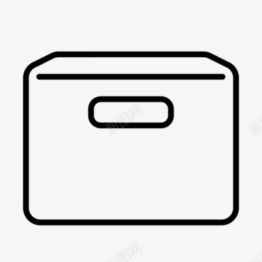 档案盒隐藏储存图标图标