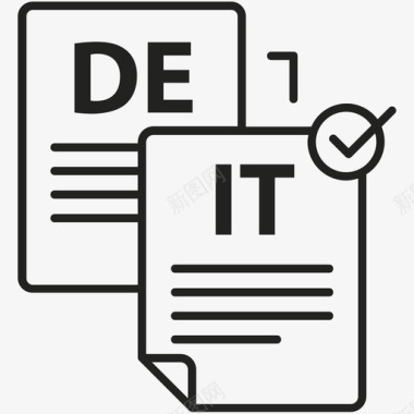 detoit翻译德语意大利语图标图标